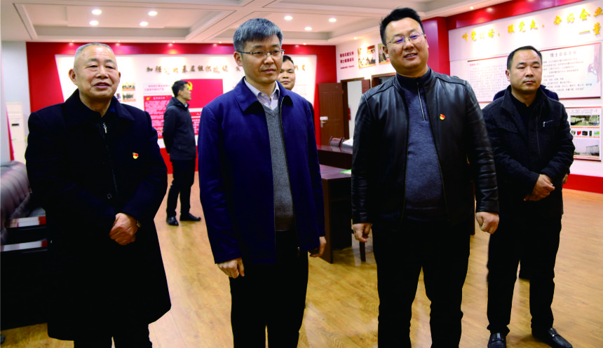 安徽省委组织部副处长齐健莅临安徽力普拉斯考察